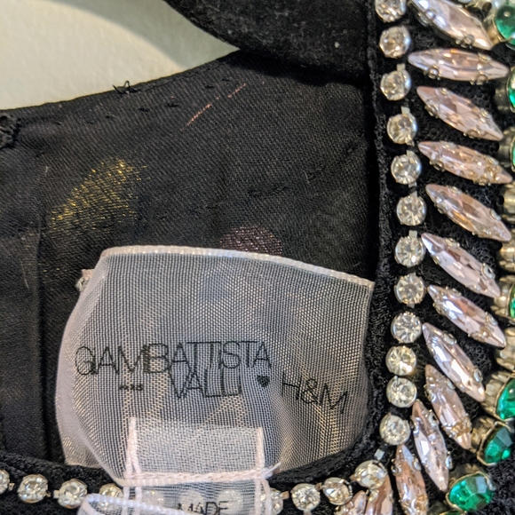 Giambattista Valli black flowy dress. - Picture 2 of 8